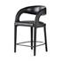Hawkins Stool In Sonoma Black In Counter by FOUR HANDS