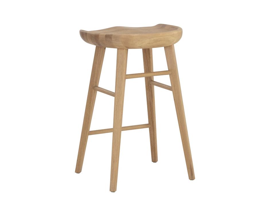 DOMINIC COUNTER STOOL - LIGHT OAK by Sunpan