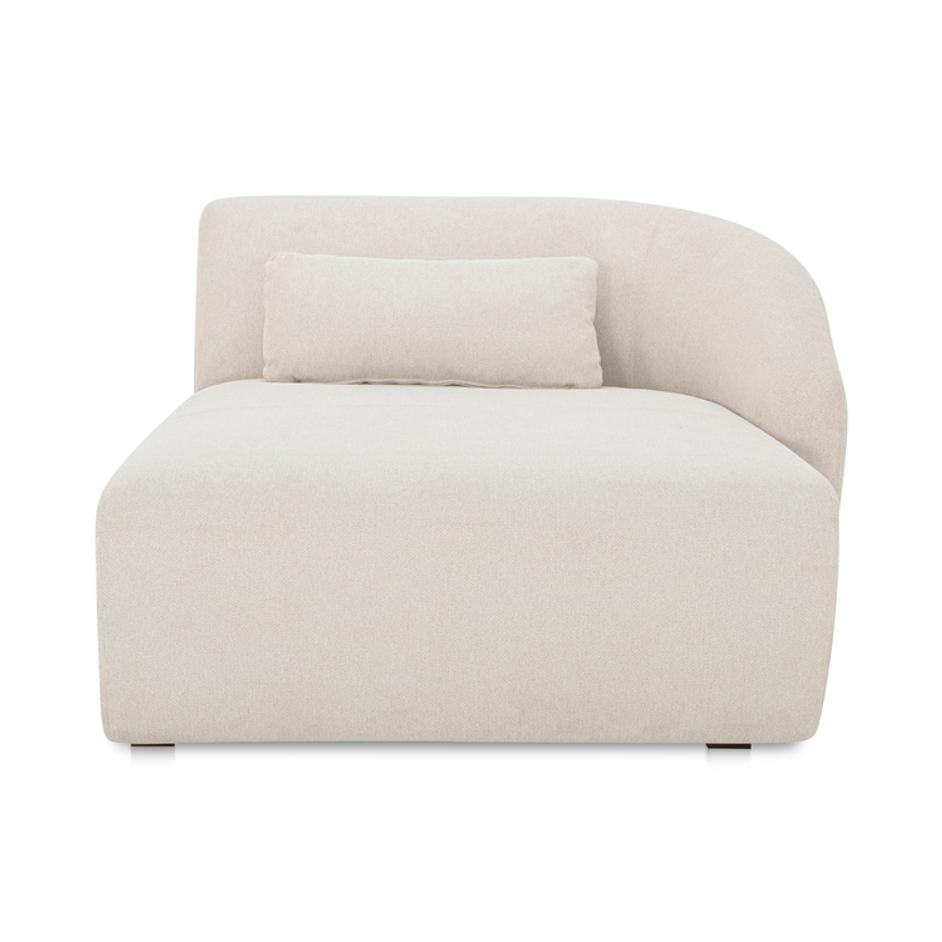 Amelia Right Arm Facing Chaise Warm White by Moes Home