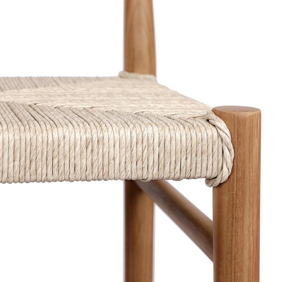 Lomas Bar + Counter Outdoor Stool - Vintage White by Four Hands