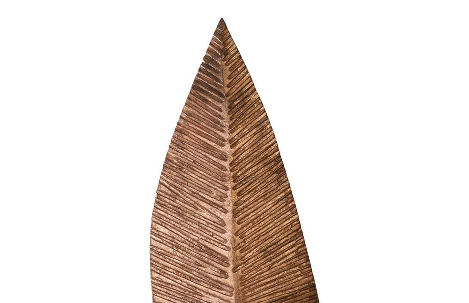 Carved Leaf on Stand, Copper Leaf, MD by PHILLIPS COLLECTION