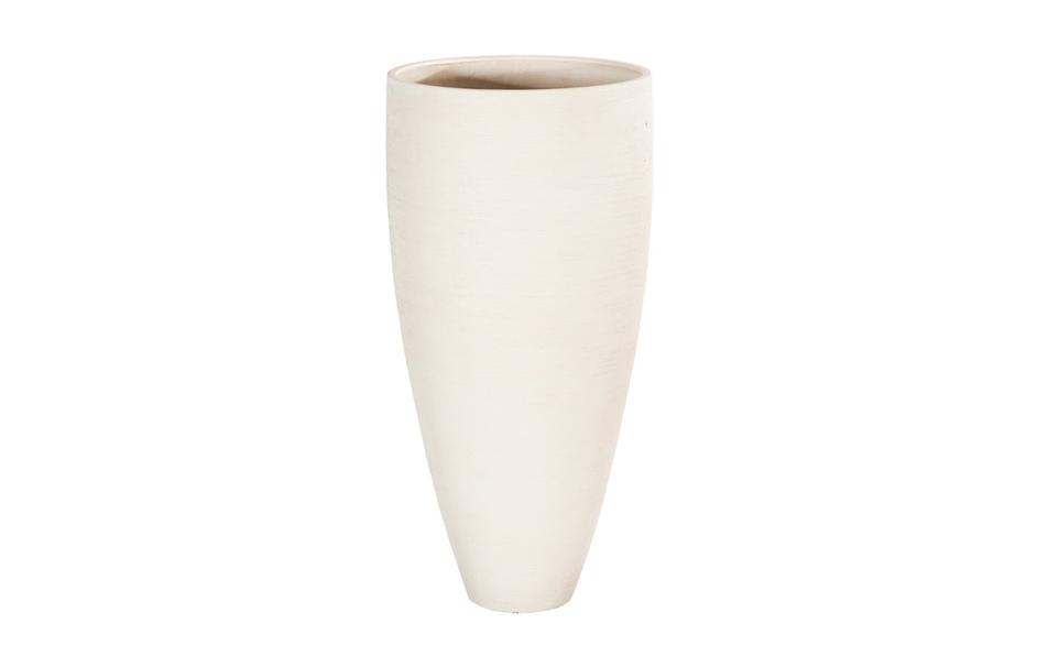 Flora Grande Planter, Cream, Large by Phillips Collection