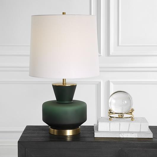 Trentino Dark Emerald Green Table Lamp by Uttermost