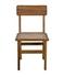 Comet Teak and Caning Chair with Clear Coat Gloss Finish by Noir Furniture