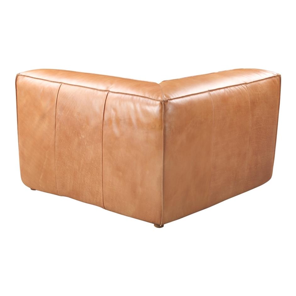 LUXE CORNER CHAIR TAN by Moes Home