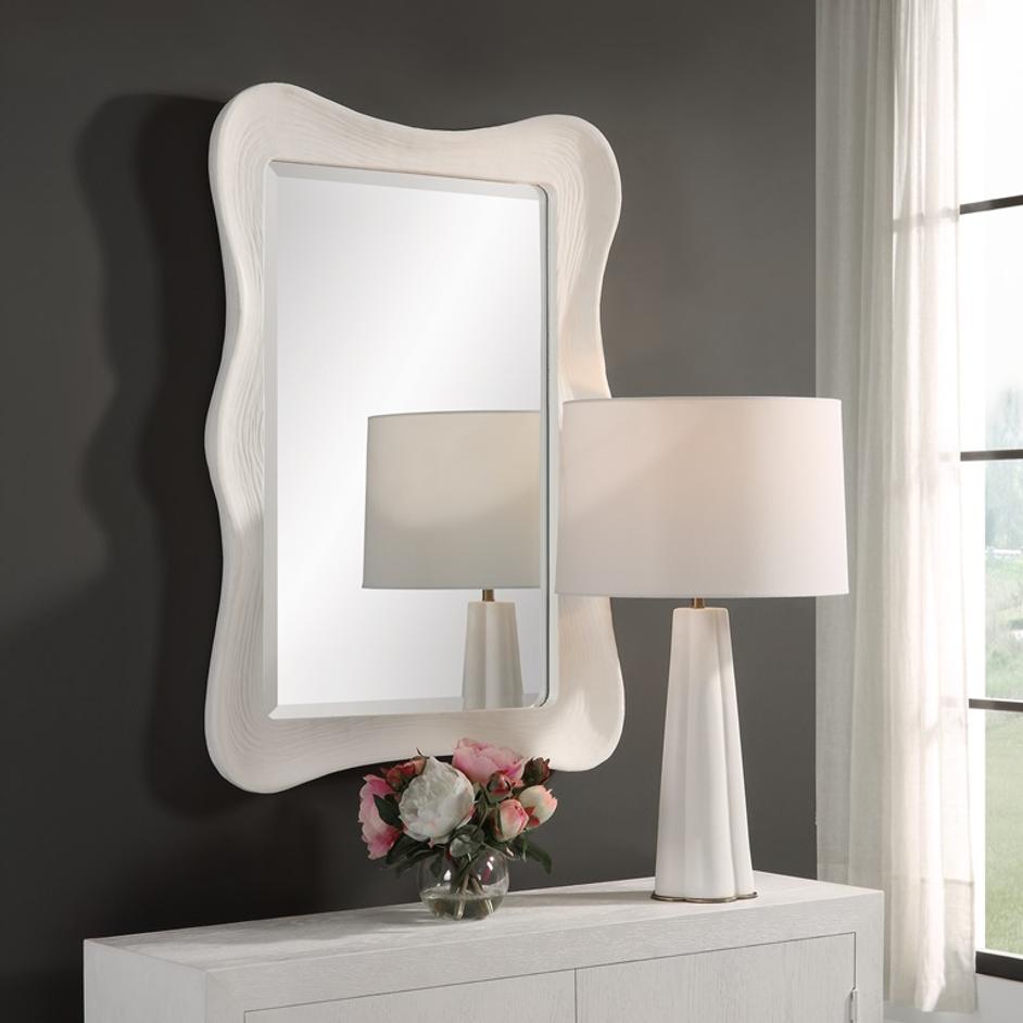 Whitehaven Wavy Rectangle Mirror by Uttermost