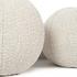 Balle Pillow, Set Of 2 In Knoll Natural And Set of 2 And 12.5" diam, 10" diam by Four Hands