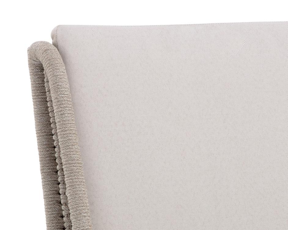 SORRENTO DINING CHAIR - DRIFT BROWN - PALAZZO CREAM by Sunpan