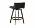 Arizona Swivel Counter Stool - Castillo Black by Sunpan