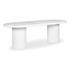 Eris Outdoor Dining Table White by Moes Home