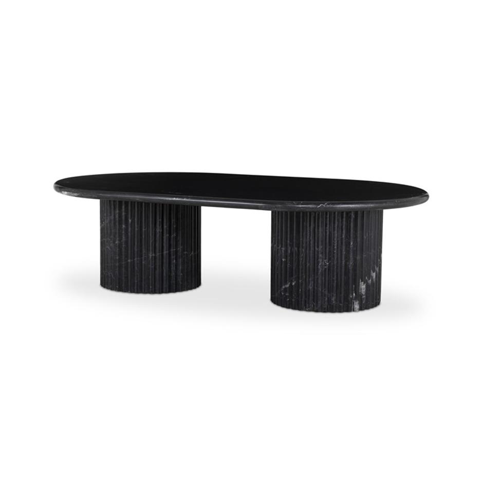 Oranda Coffee Table - Black Marble by Four Hands