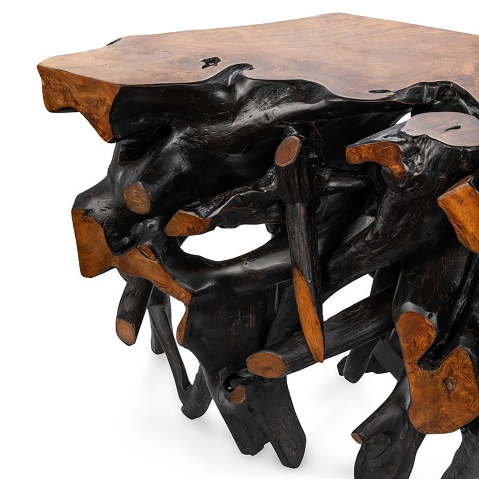 Cypress Root Console Table 70-71" by Classic Home