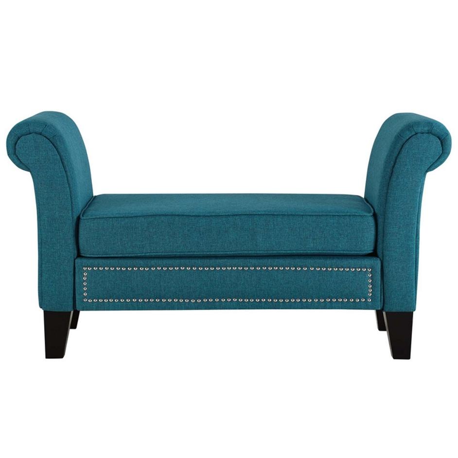 Rimer Bench In Teal by Modway Furniture