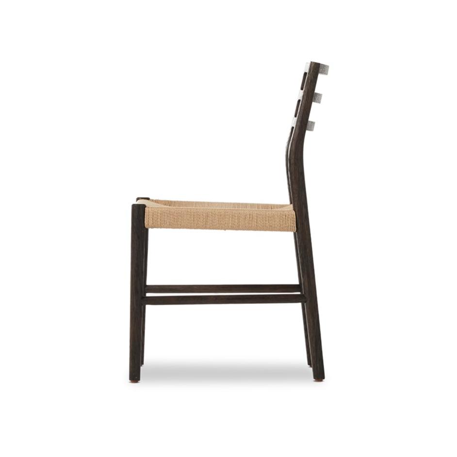 Glenmore Woven Dining Chair In Light Carbon by FOUR HANDS
