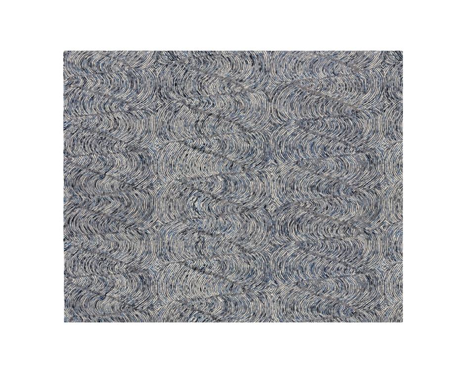Corfu Hand-tufted Rug - Blue / Charcoal - 8' X 10' by Sunpan