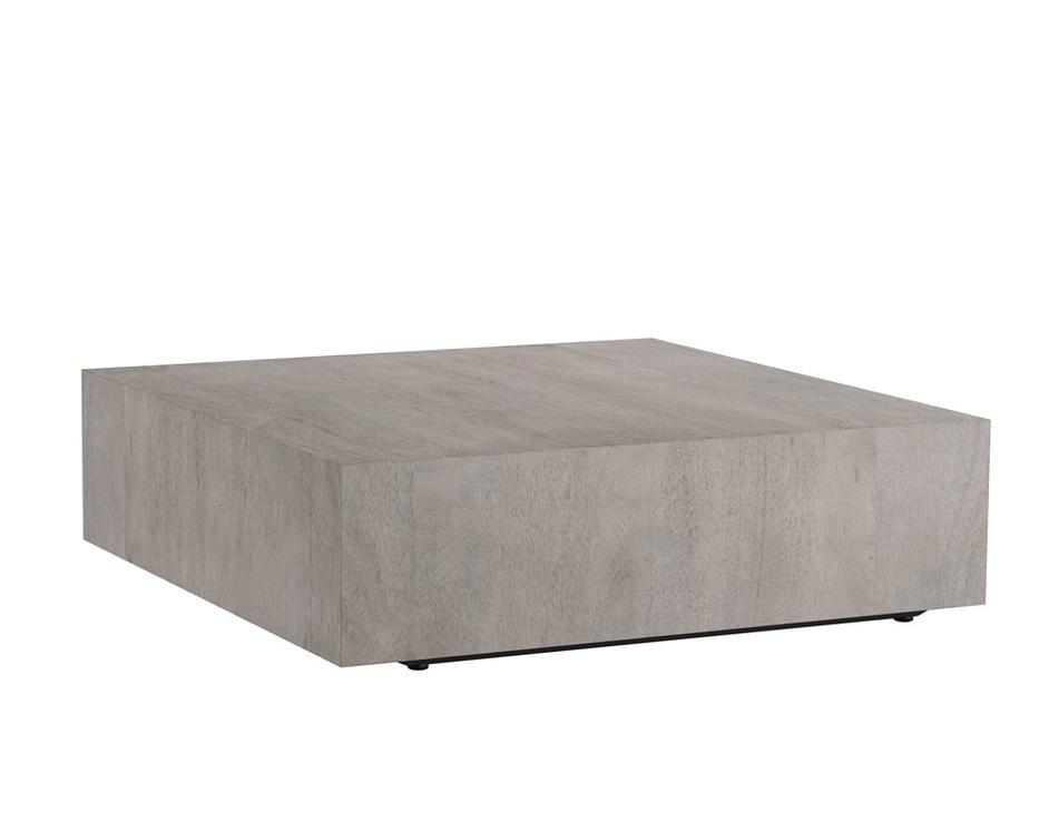FREZCO COFFEE TABLE - SQUARE - GREY by Sunpan