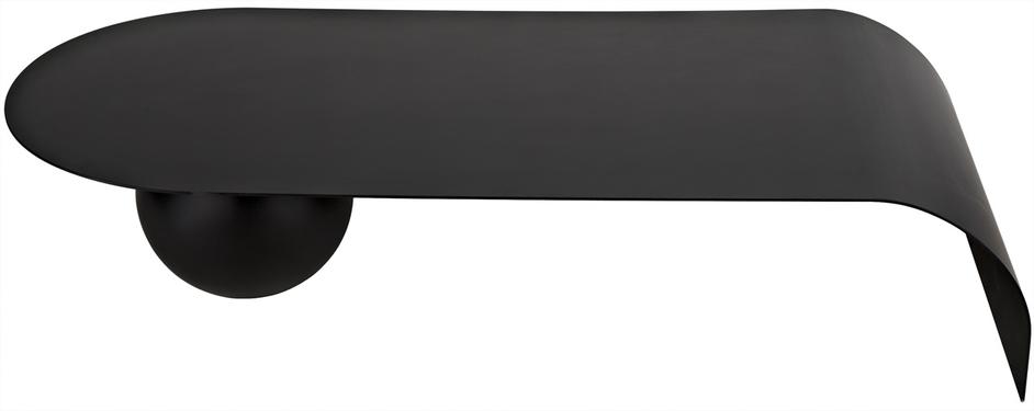 Rosario Coffee Table, Black Steel by Noir Furniture