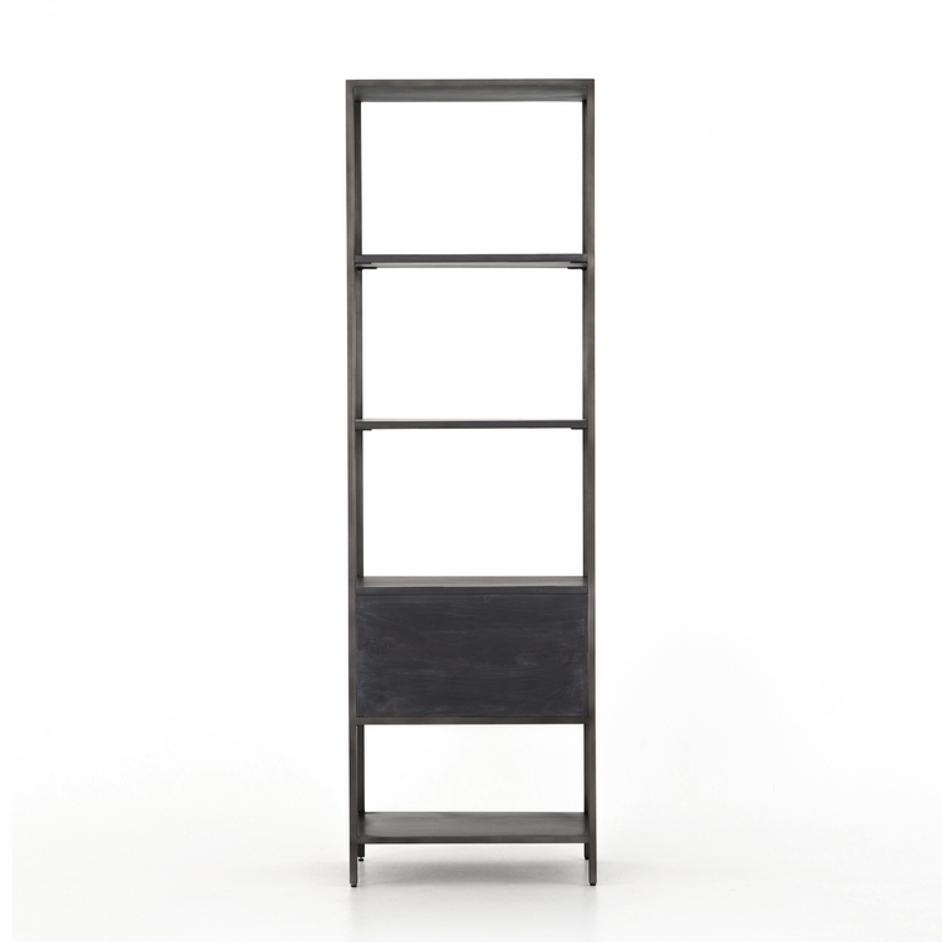 Trey Bookshelf in Black Wash Poplar by FOUR HANDS