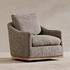 Linden Swivel Chair Slated Moss by Moes Home