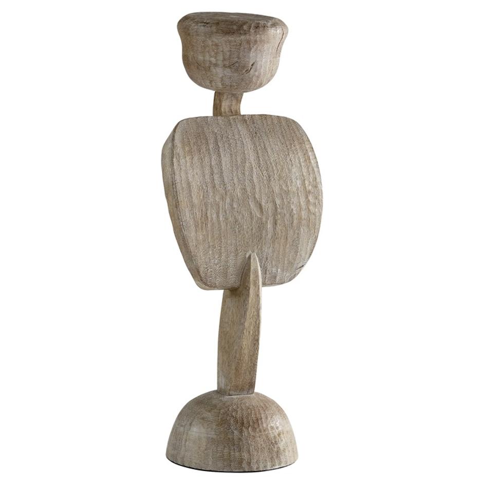 Chakra Sculpture | Weathered Grey - Medium by Cyan Design