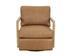 CASTELL SWIVEL LOUNGE CHAIR - RUSTIC OAK - LUDLOW SESAME LEATHER by Sunpan