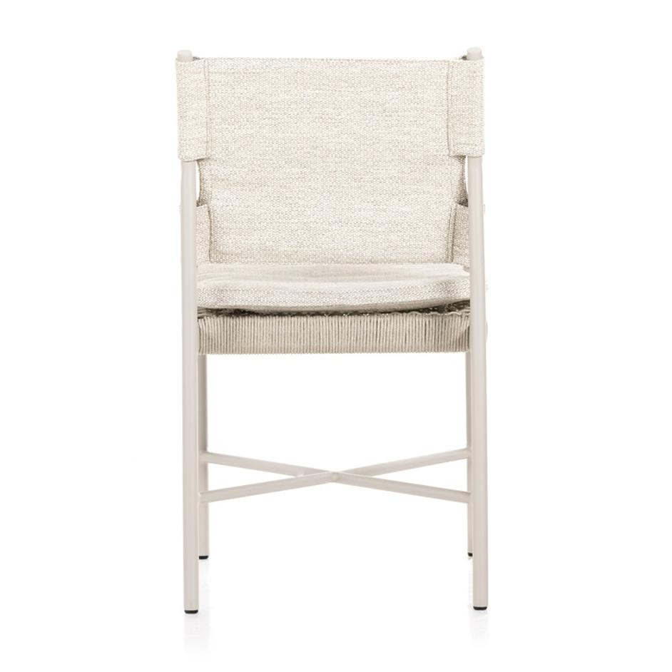 Miller Outdoor Dining Chair In Dove Taupe by FOUR HANDS