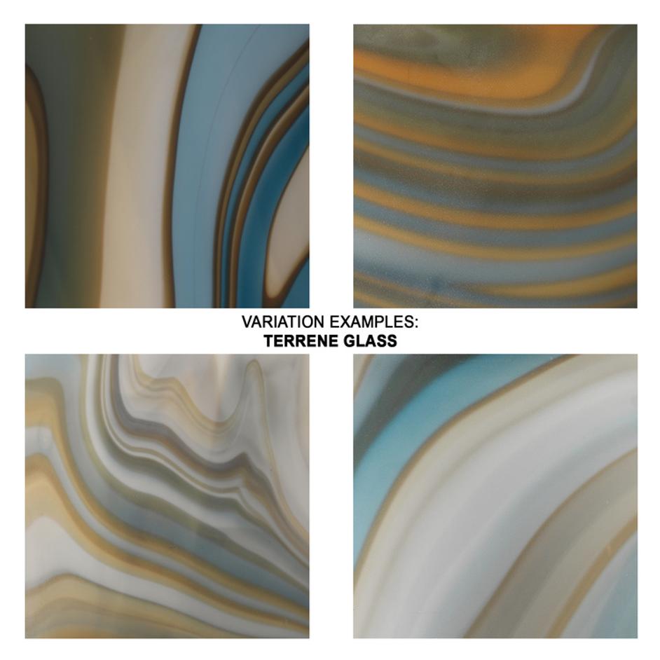 Terrene Hand Blown Decorative Glass Vase, Medium by Jamie Young