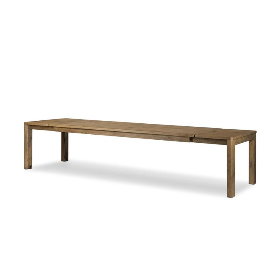 Noeline Double Extension Dining Table - Resawn Worn Oak by Four Hands