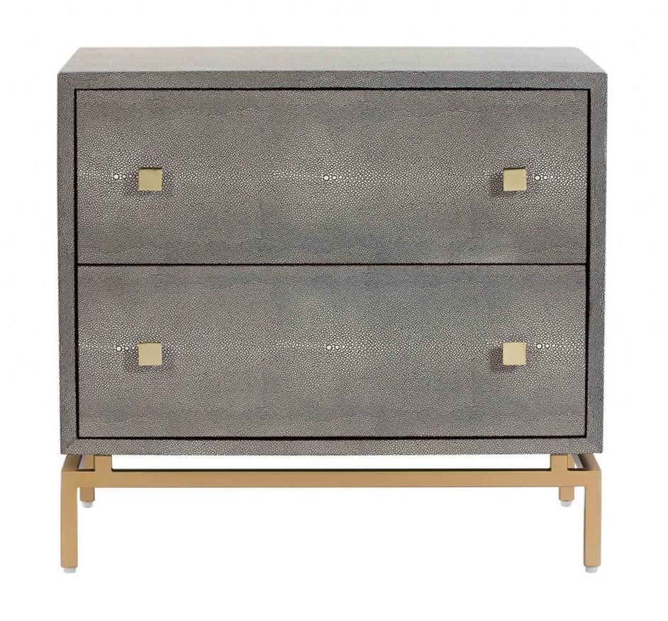 Pesce Shagreen Nightstand by tov furniture