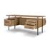 Lauren Desk In Natural Oak Solid by FOUR HANDS