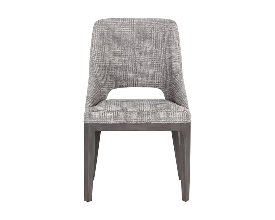 ESTRADA DINING CHAIR - NAYA CHECK LIGHT GREY by Sunpan