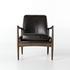 Braden Leather Chair-Durango Smoke by FOUR HANDS