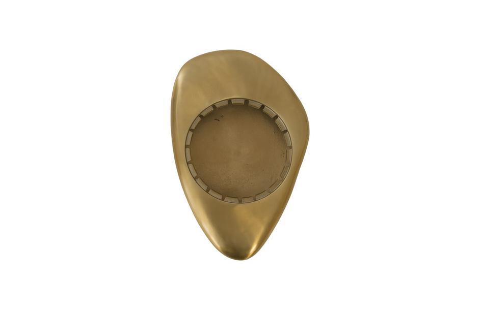 River Stone Wall Tile, Brass Finish, Large by PHILLIPS COLLECTION