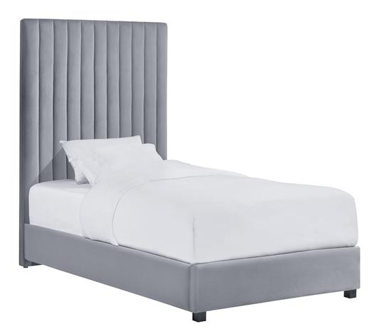 Arabelle Grey Bed Twin by tov furniture