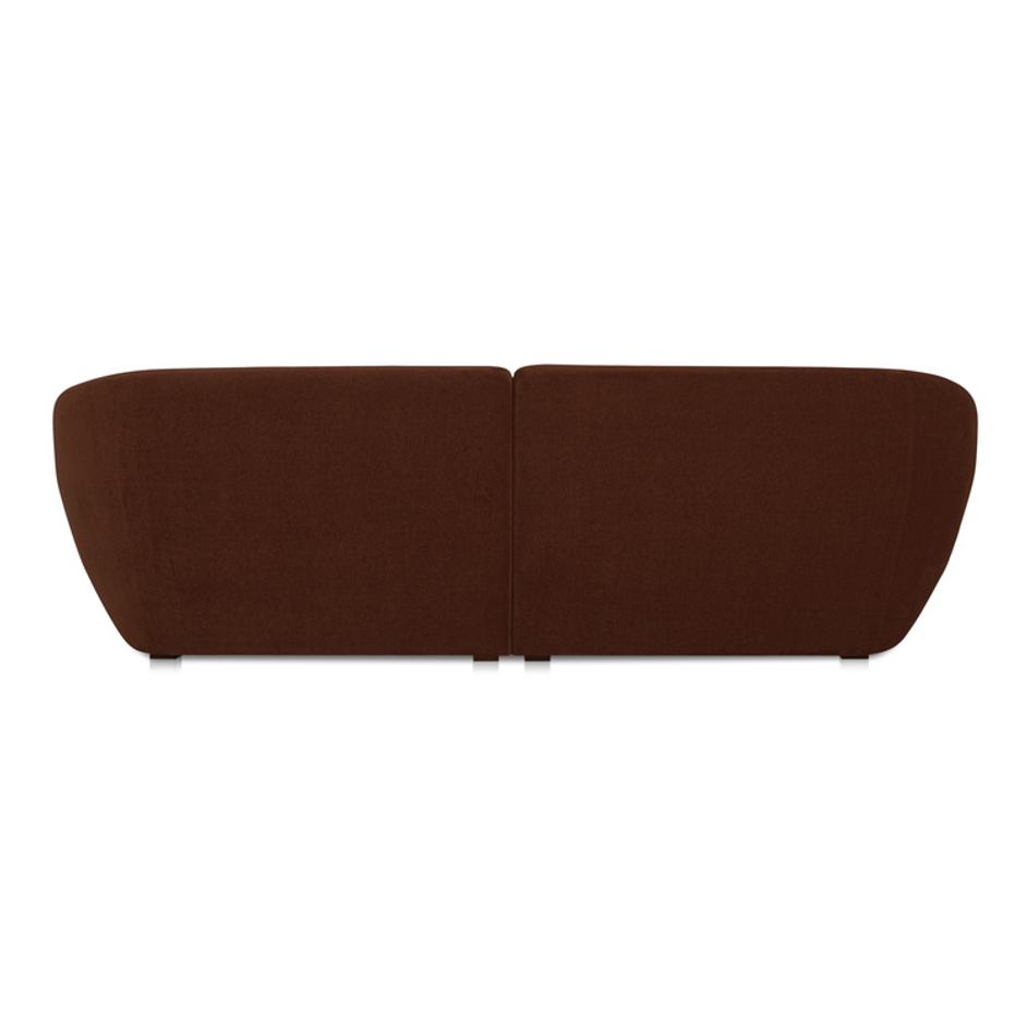 Amelia Nook Modular Left Sectional Chestnut by Moes Home