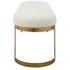 Infinity Gold Bench by Uttermost