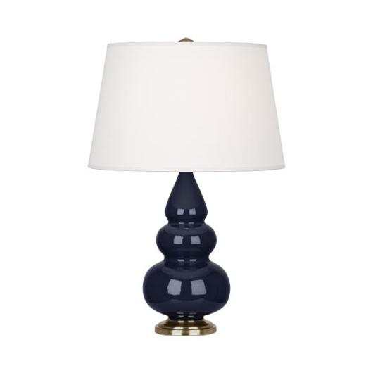 Midnight Small Triple Gourd Accent Lamp by Robert Abbey