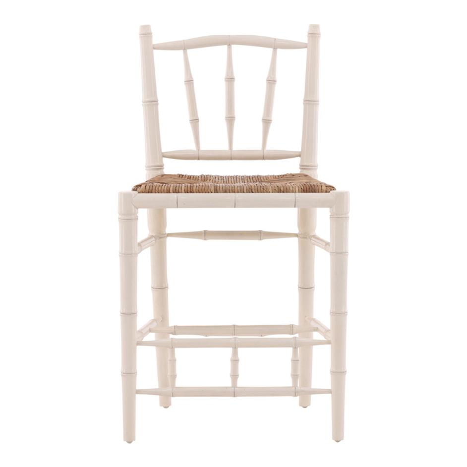 Cream Bamboo Counter Stool by Furniture Classics