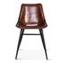 Essex 18" Leather Dining Chair, Antique Whiskey by Home Trends & Design