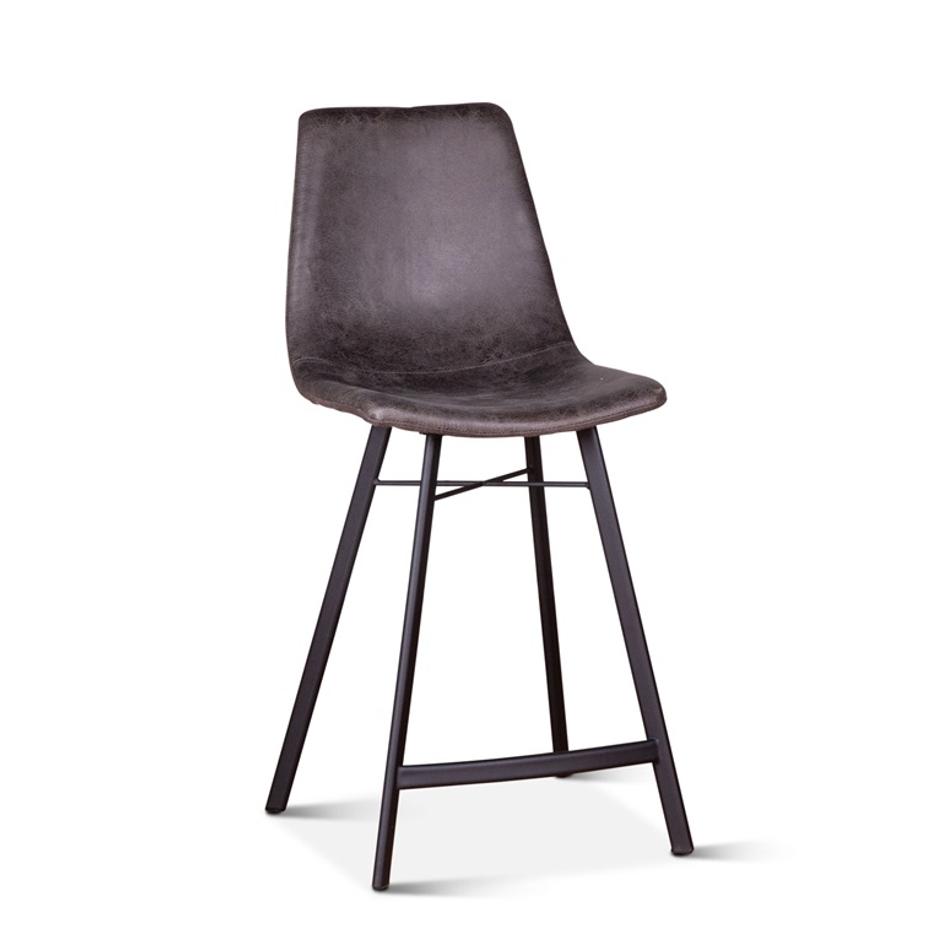 Sam Counter Chair, Charcoal by Home Trends & Design