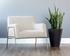 Cybil Armchair - Dove Cream by Sunpan