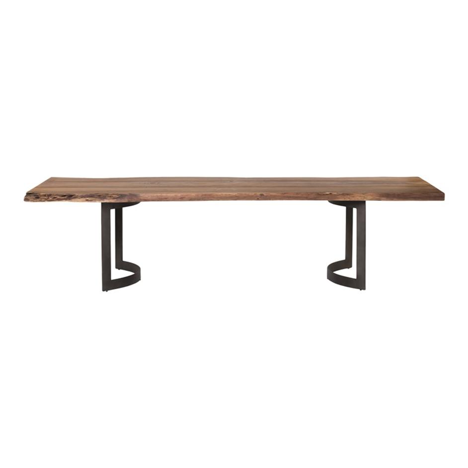 BENT DINING TABLE EXTRA SMALL SMOKED by Moes Home