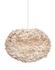 Eos Large Plug-In Pendant in Light Brown with White Cord by UMAGE