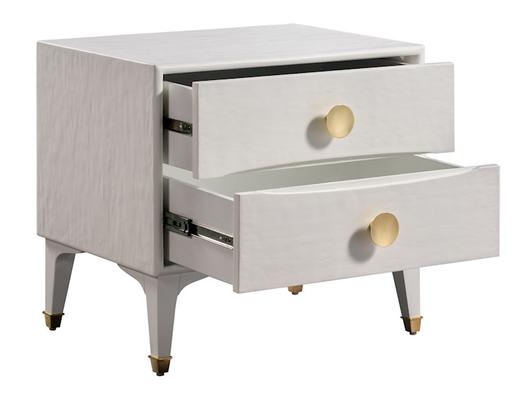 Divine White Nightstand by tov furniture