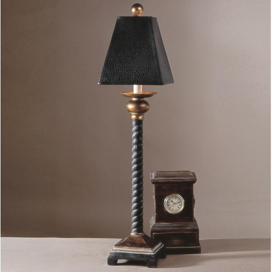 Bellcord Black Buffet Lamp by Uttermost