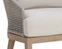 CAPRI LOUNGE CHAIR - DRIFT BROWN - PALAZZO CREAM by Sunpan