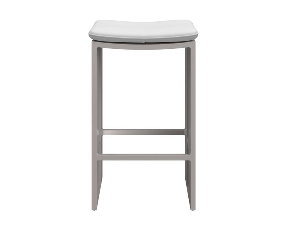 VERIN BARSTOOL - GREIGE - STINSON WHITE by Sunpan
