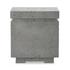 Posen Outdoor Square Propane Enclosure In Pewter Concrete by Four Hands