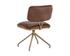Virtu Swivel Chair - Bravo Cognac by Sunpan