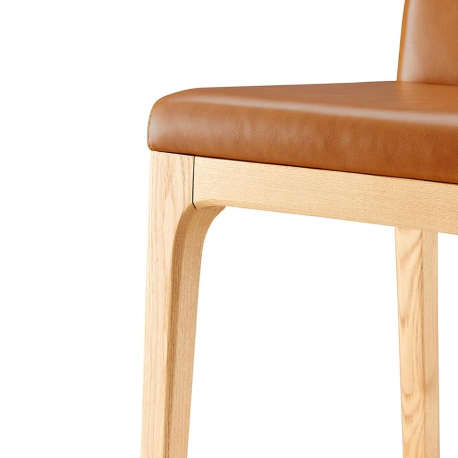 Devon KD PU Counter Stool, Moza Caramel by New Pacific Direct